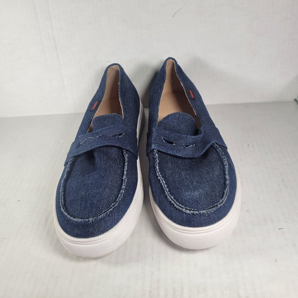 Emerald Label Women Denim Slip-On Loafers Size 40 US 7/7.5
